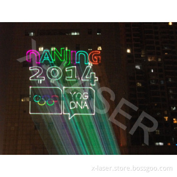 300mw RGB Full Color Animation Laser Light, Text Light